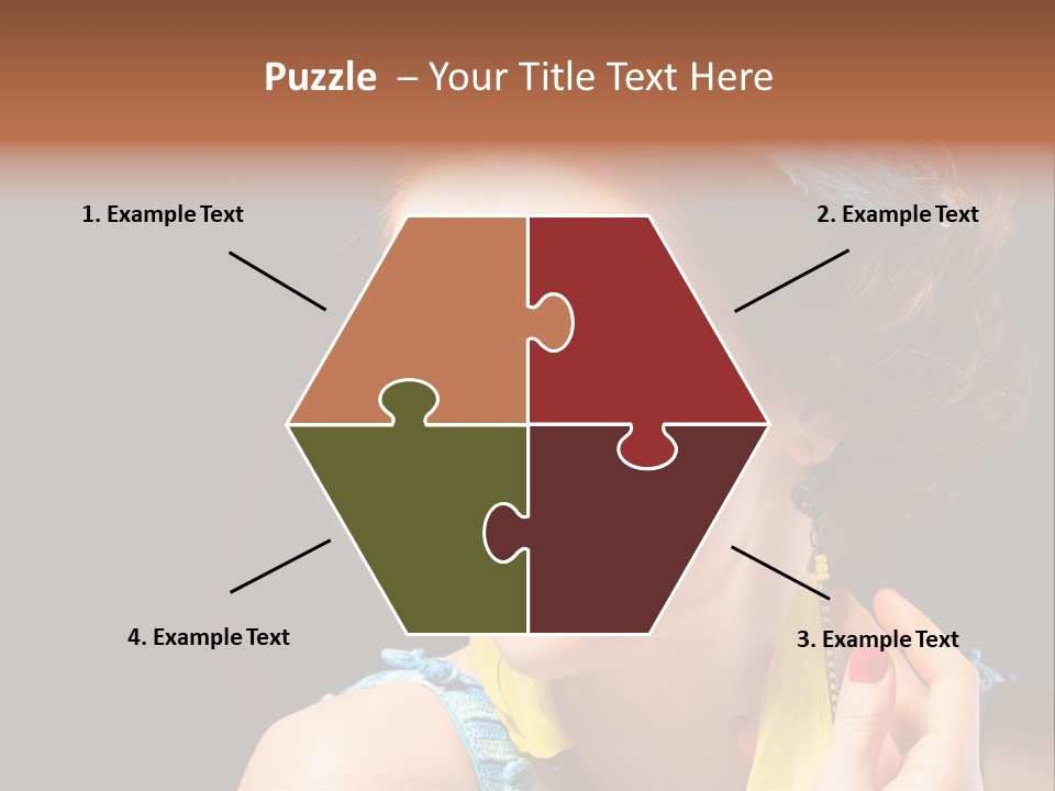 Colorful Look Eye PowerPoint Template