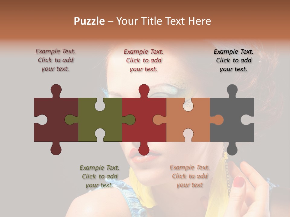 Colorful Look Eye PowerPoint Template