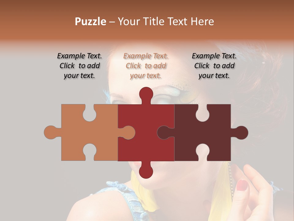 Colorful Look Eye PowerPoint Template