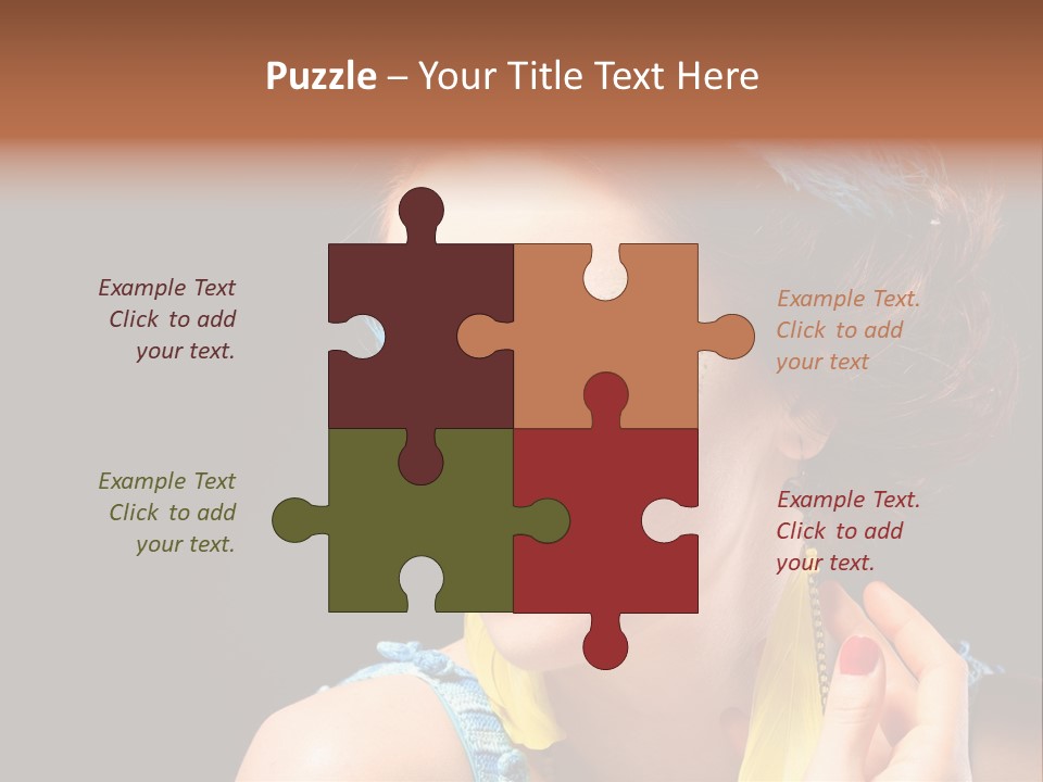 Colorful Look Eye PowerPoint Template