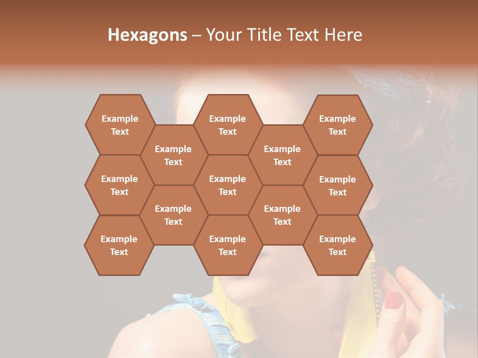 Colorful Look Eye PowerPoint Template