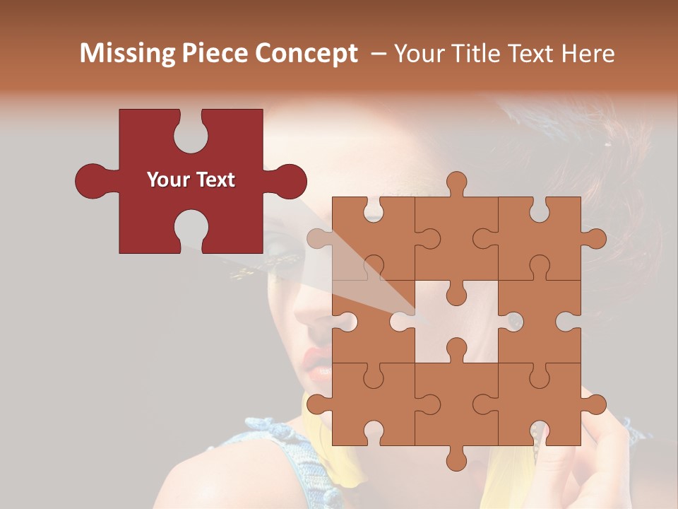 Colorful Look Eye PowerPoint Template