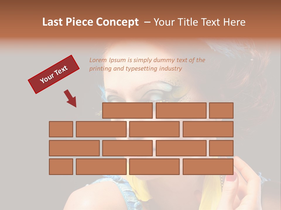 Colorful Look Eye PowerPoint Template