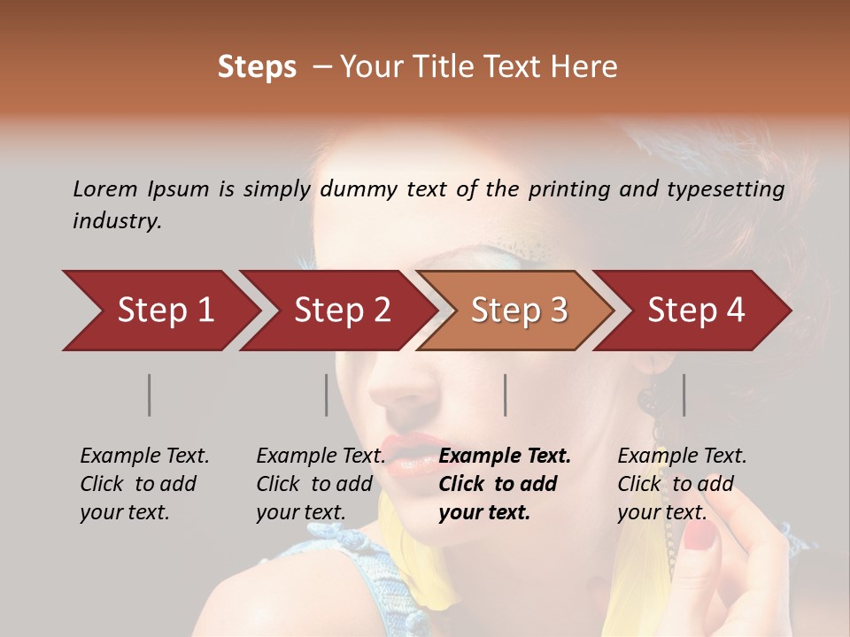 Colorful Look Eye PowerPoint Template