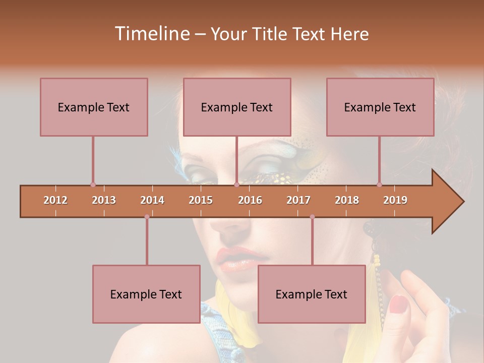 Colorful Look Eye PowerPoint Template