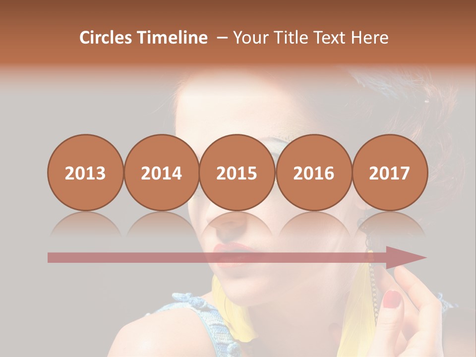 Colorful Look Eye PowerPoint Template