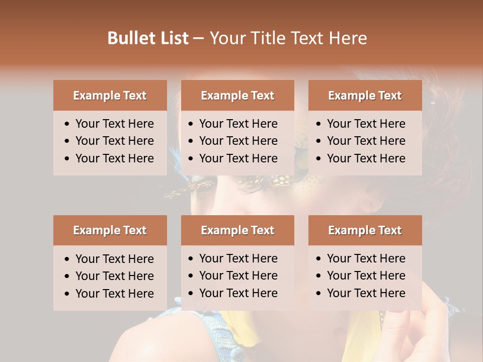 Colorful Look Eye PowerPoint Template