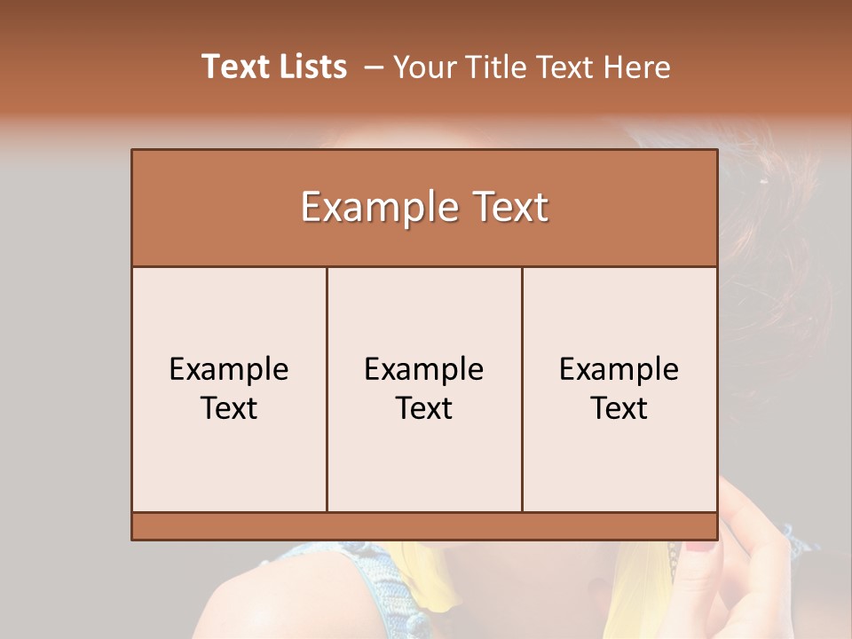 Colorful Look Eye PowerPoint Template