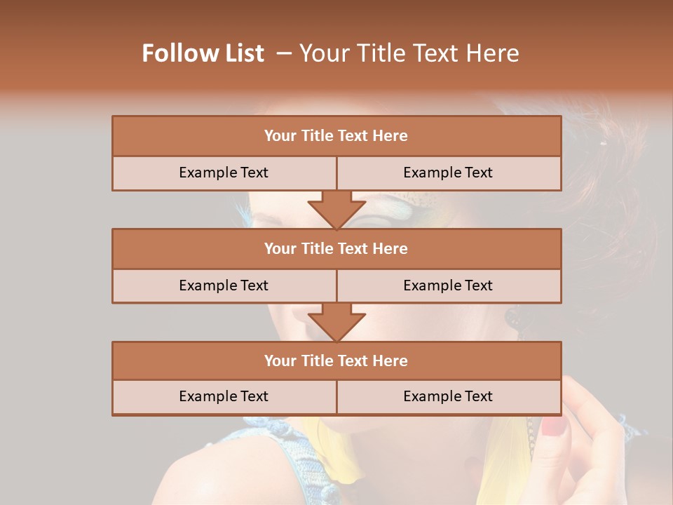 Colorful Look Eye PowerPoint Template