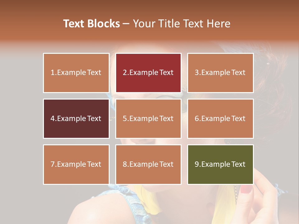 Colorful Look Eye PowerPoint Template