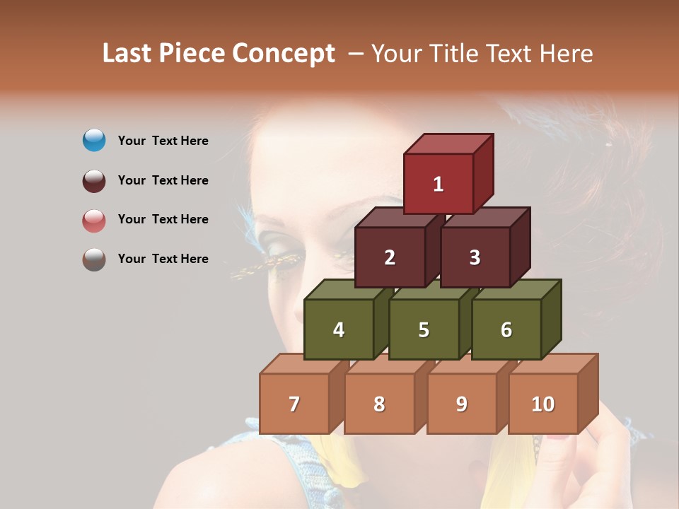 Colorful Look Eye PowerPoint Template