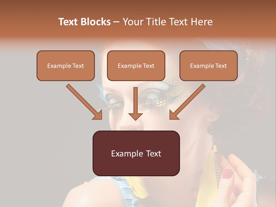 Colorful Look Eye PowerPoint Template