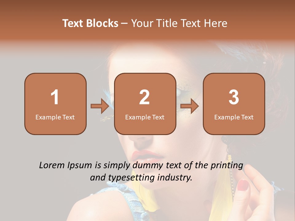 Colorful Look Eye PowerPoint Template