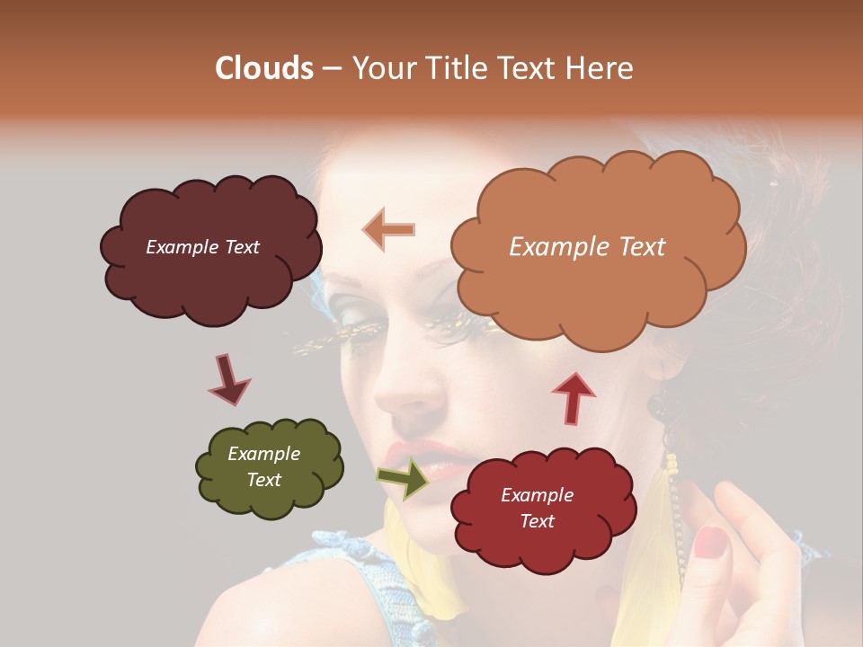 Colorful Look Eye PowerPoint Template