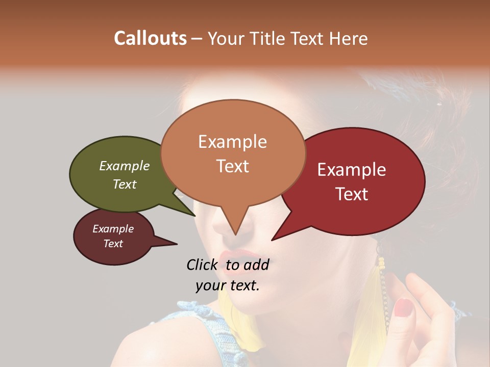 Colorful Look Eye PowerPoint Template