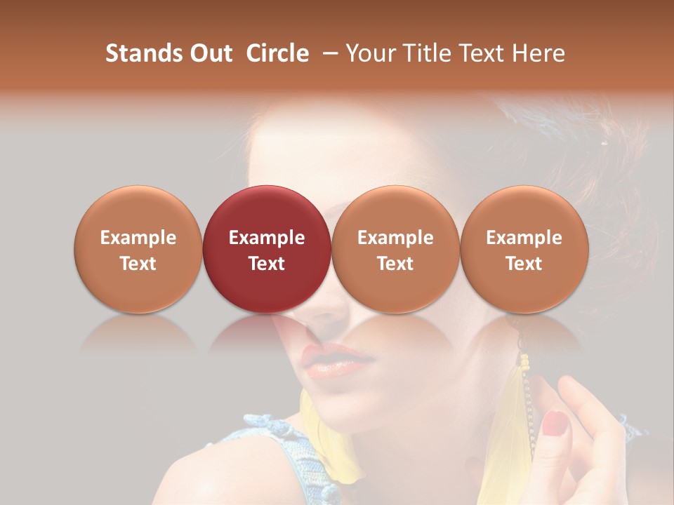 Colorful Look Eye PowerPoint Template