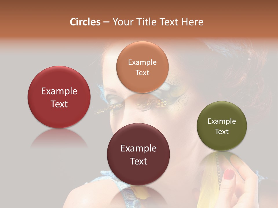 Colorful Look Eye PowerPoint Template