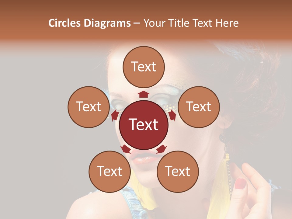 Colorful Look Eye PowerPoint Template