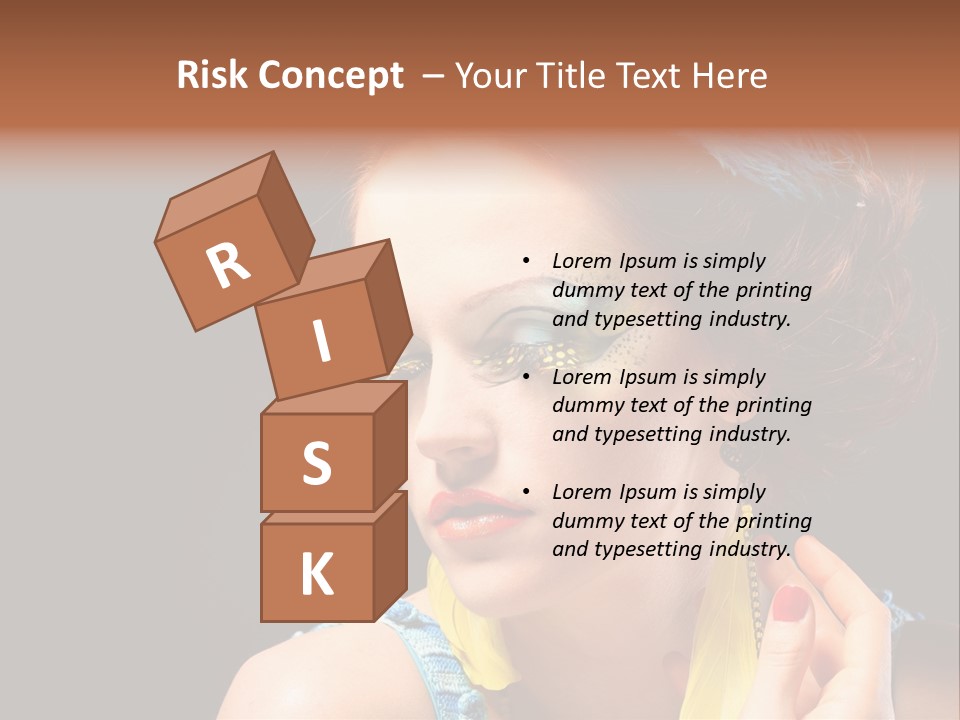 Colorful Look Eye PowerPoint Template