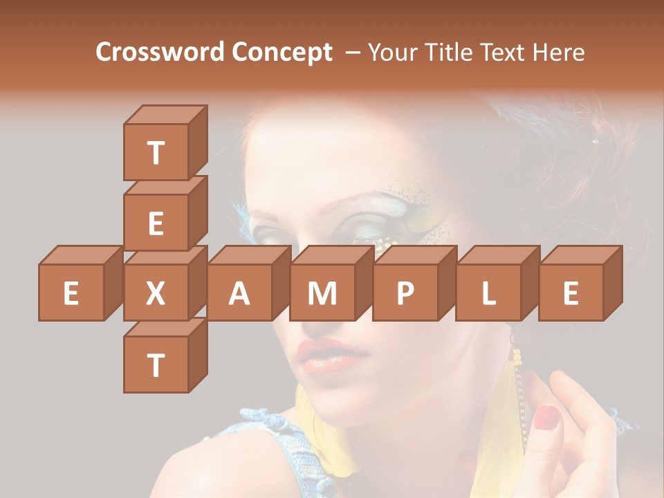 Colorful Look Eye PowerPoint Template