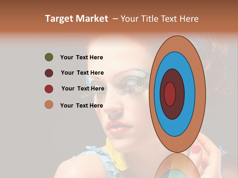 Colorful Look Eye PowerPoint Template
