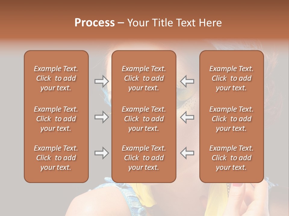 Colorful Look Eye PowerPoint Template