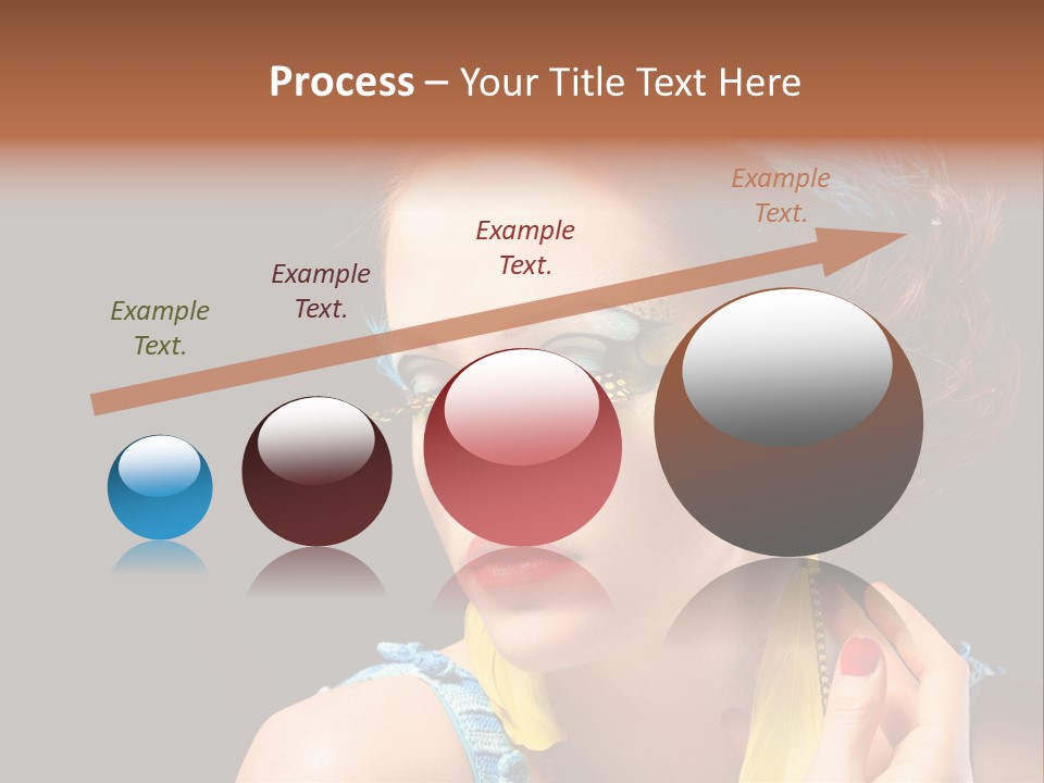 Colorful Look Eye PowerPoint Template
