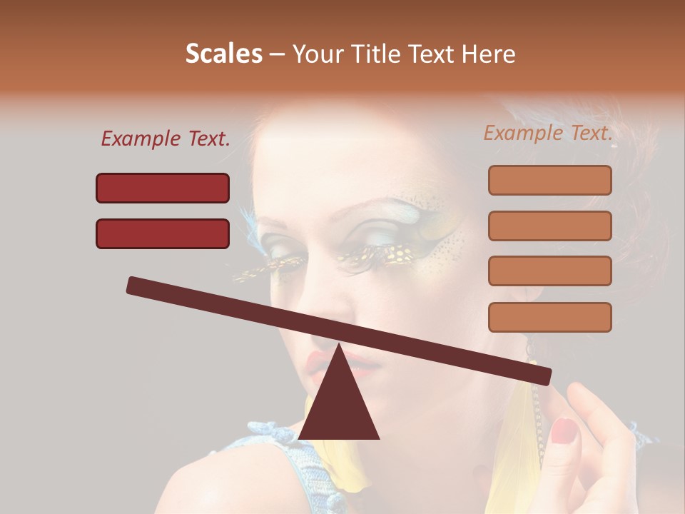 Colorful Look Eye PowerPoint Template