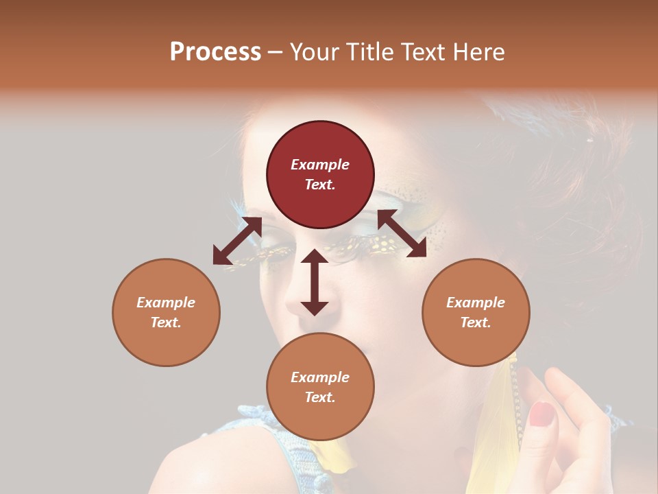 Colorful Look Eye PowerPoint Template