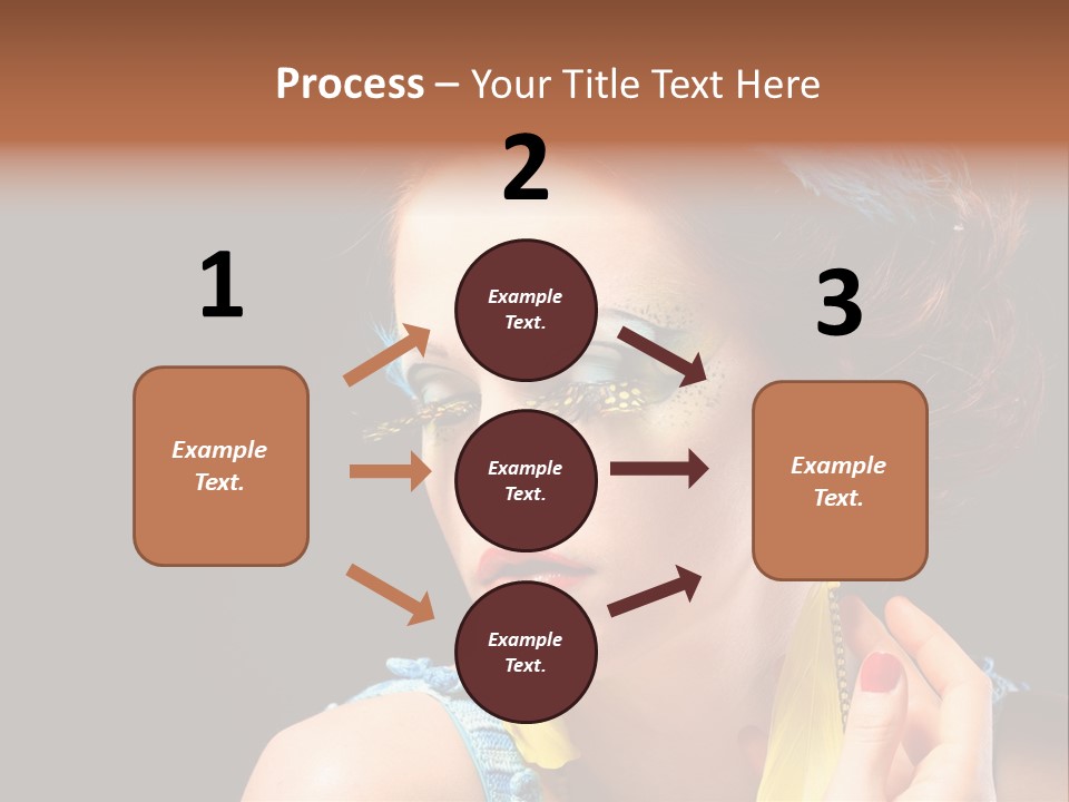 Colorful Look Eye PowerPoint Template