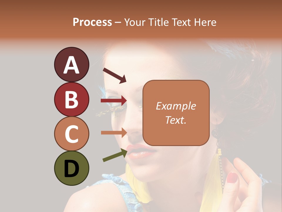 Colorful Look Eye PowerPoint Template