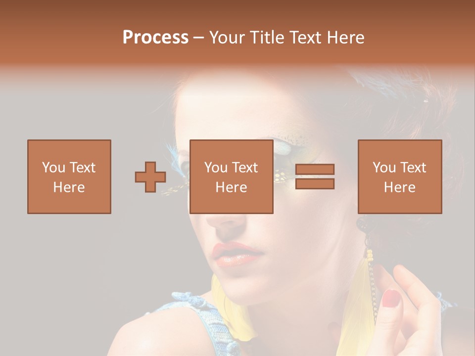 Colorful Look Eye PowerPoint Template