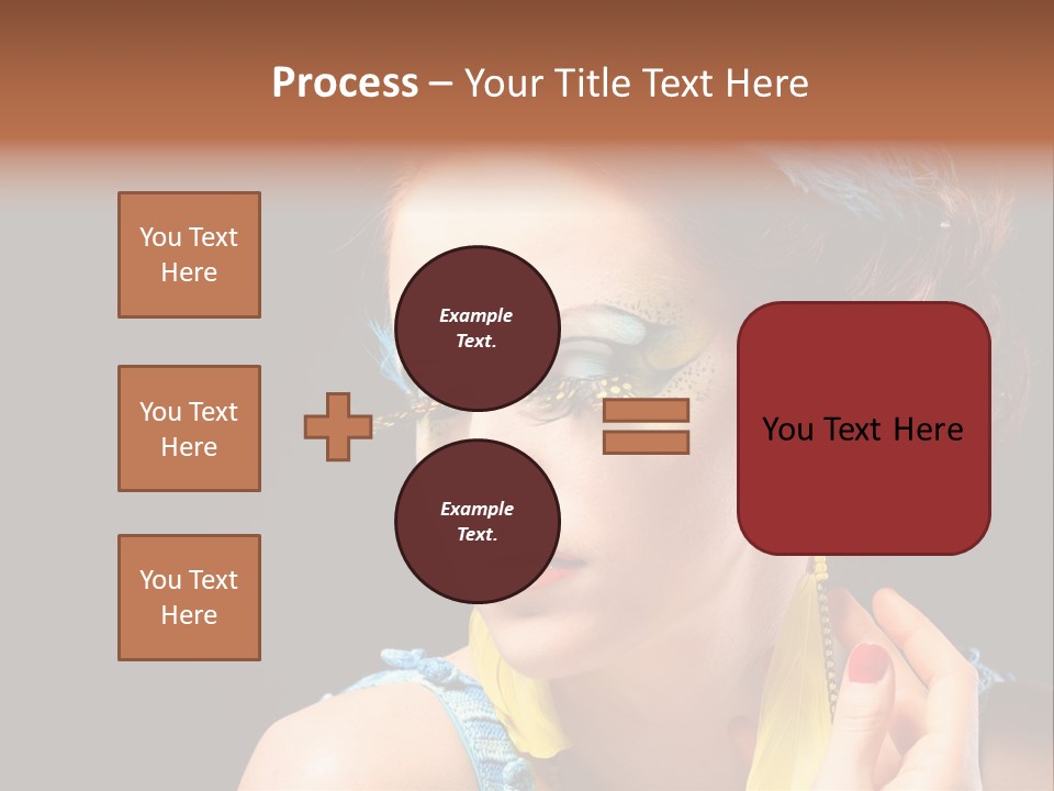 Colorful Look Eye PowerPoint Template