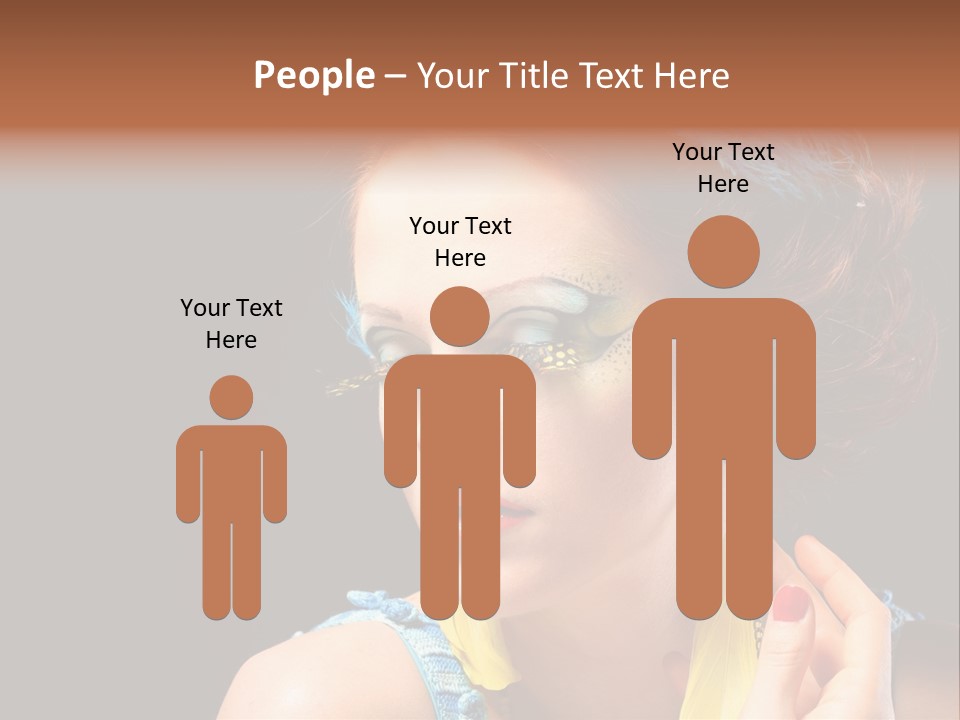 Colorful Look Eye PowerPoint Template