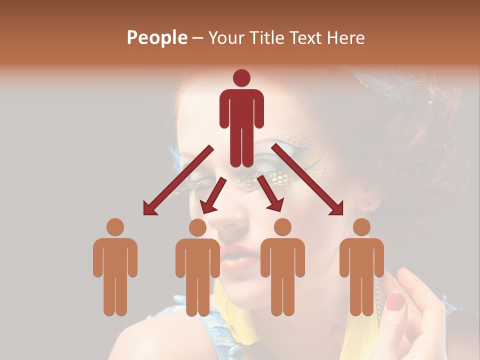 Colorful Look Eye PowerPoint Template