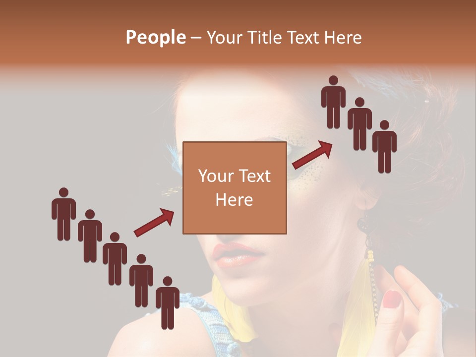 Colorful Look Eye PowerPoint Template