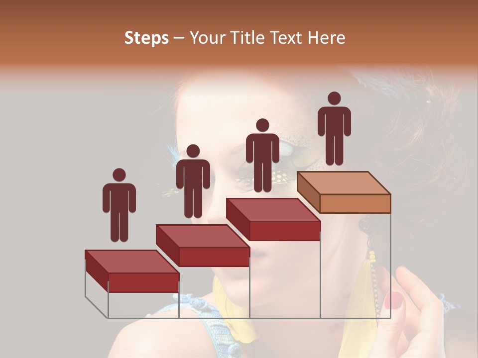 Colorful Look Eye PowerPoint Template