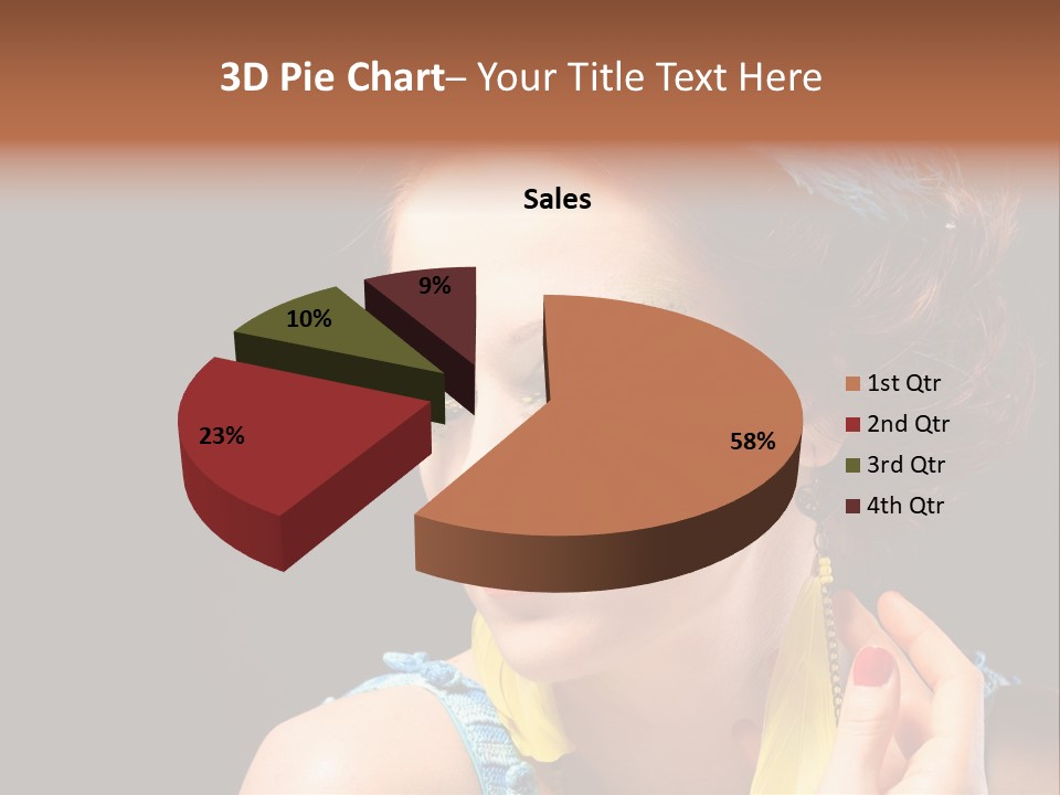 Colorful Look Eye PowerPoint Template