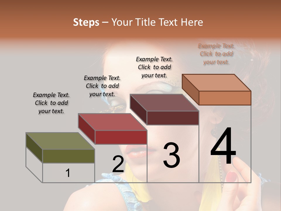 Colorful Look Eye PowerPoint Template