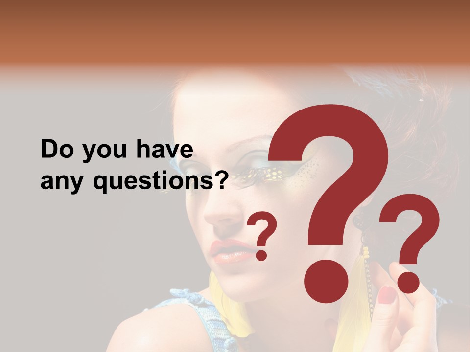 Colorful Look Eye PowerPoint Template