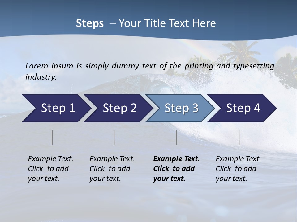Air Surf Sky PowerPoint Template