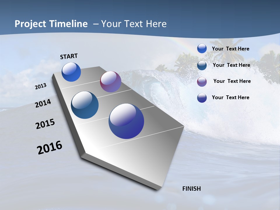 Air Surf Sky PowerPoint Template