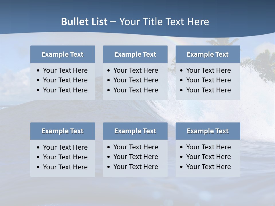 Air Surf Sky PowerPoint Template