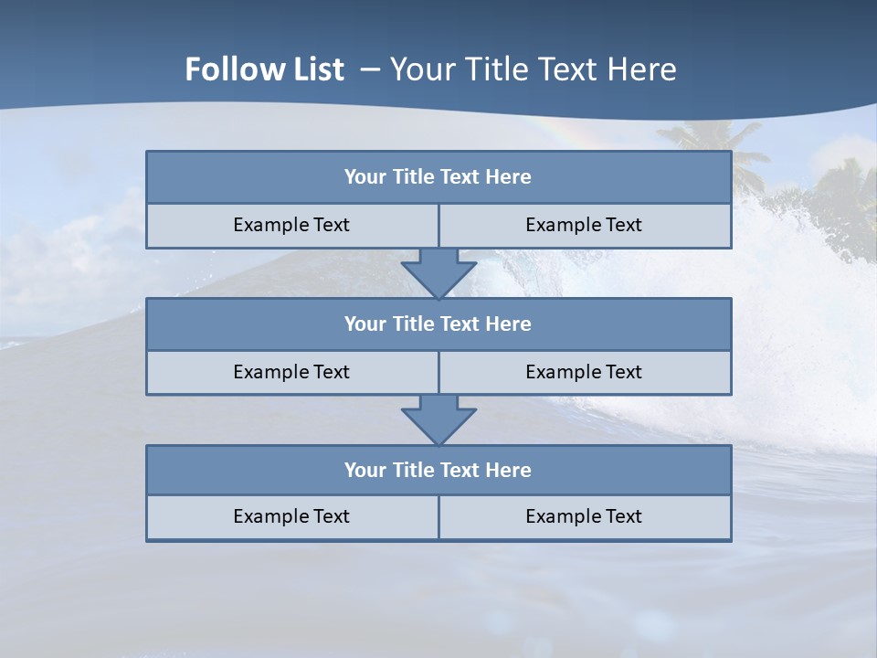 Air Surf Sky PowerPoint Template