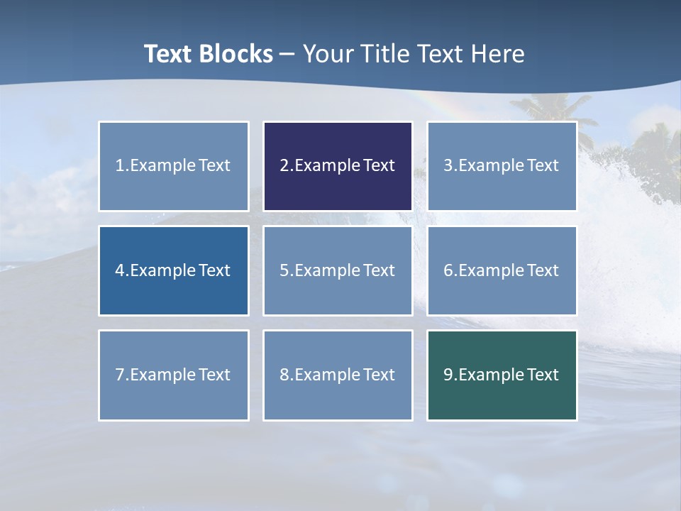 Air Surf Sky PowerPoint Template