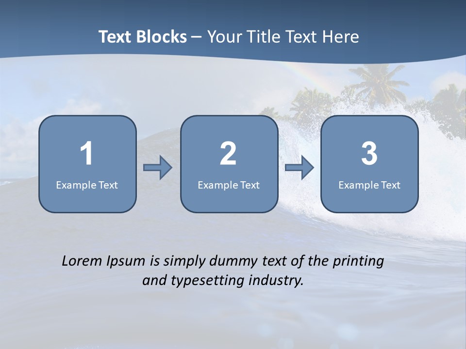 Air Surf Sky PowerPoint Template