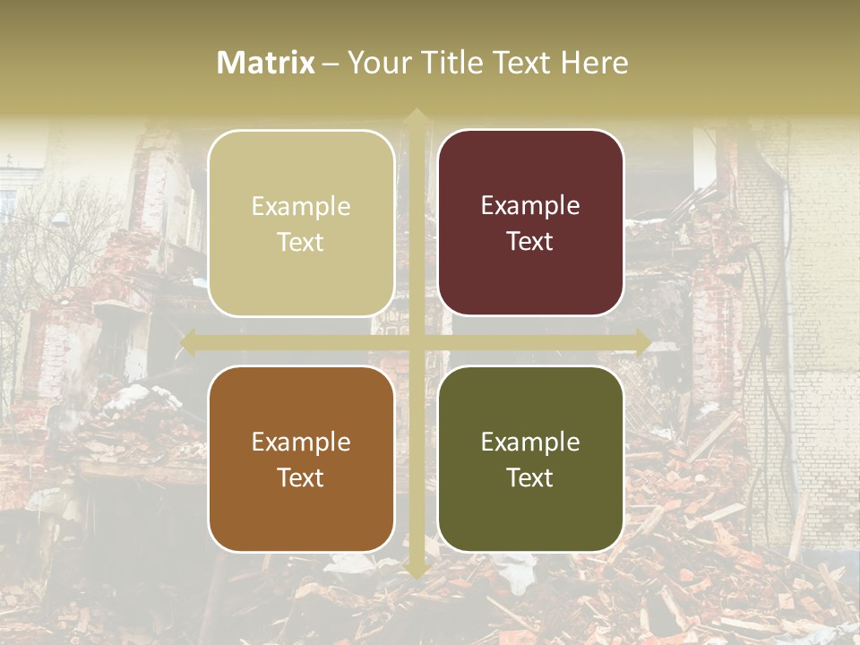 Decay Removal Crumble PowerPoint Template
