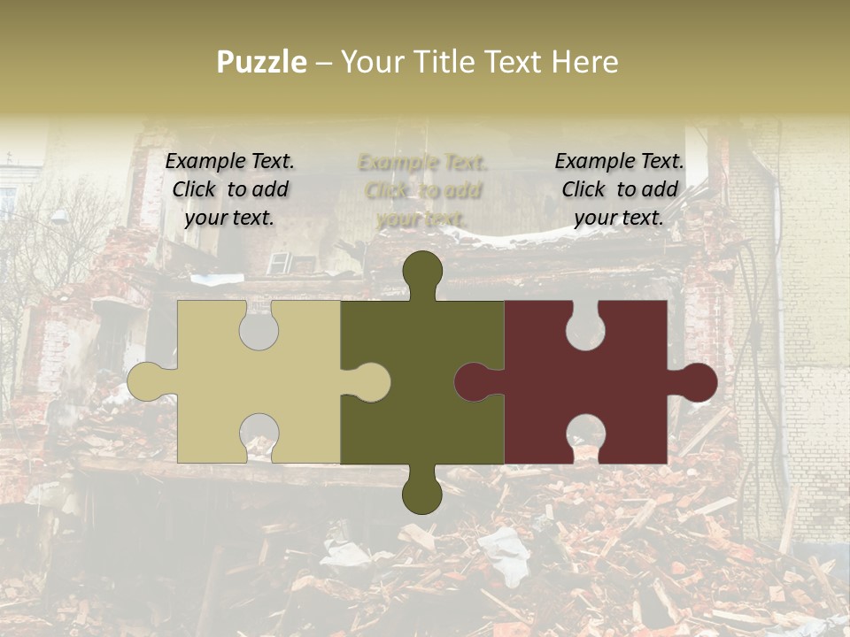 Decay Removal Crumble PowerPoint Template