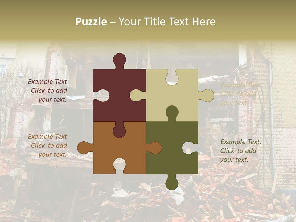 Decay Removal Crumble PowerPoint Template