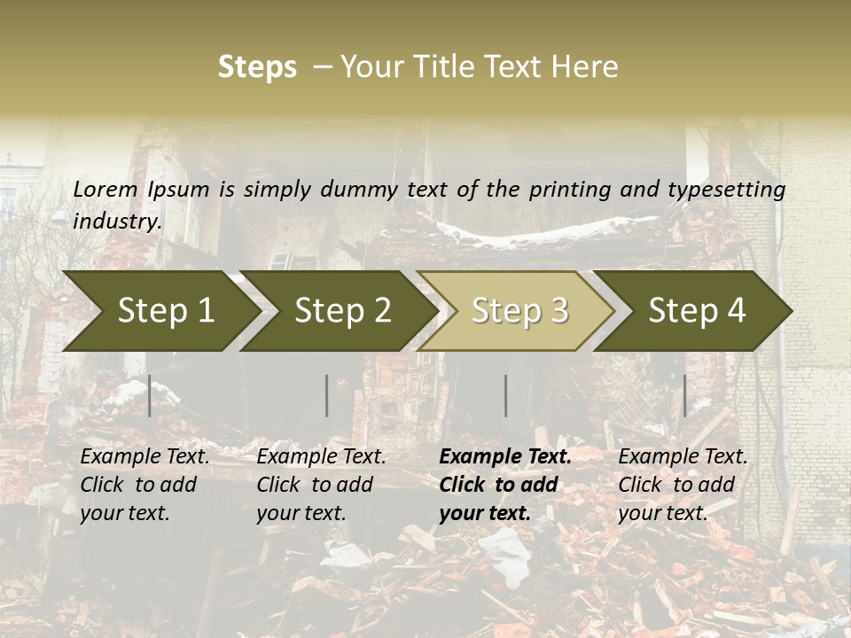 Decay Removal Crumble PowerPoint Template
